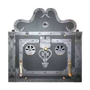 Backofen für Sparherde oder Kochmaschine mit herausnehmbarem Schmuckrahmen 500x500 mm, tiefe 500 mm